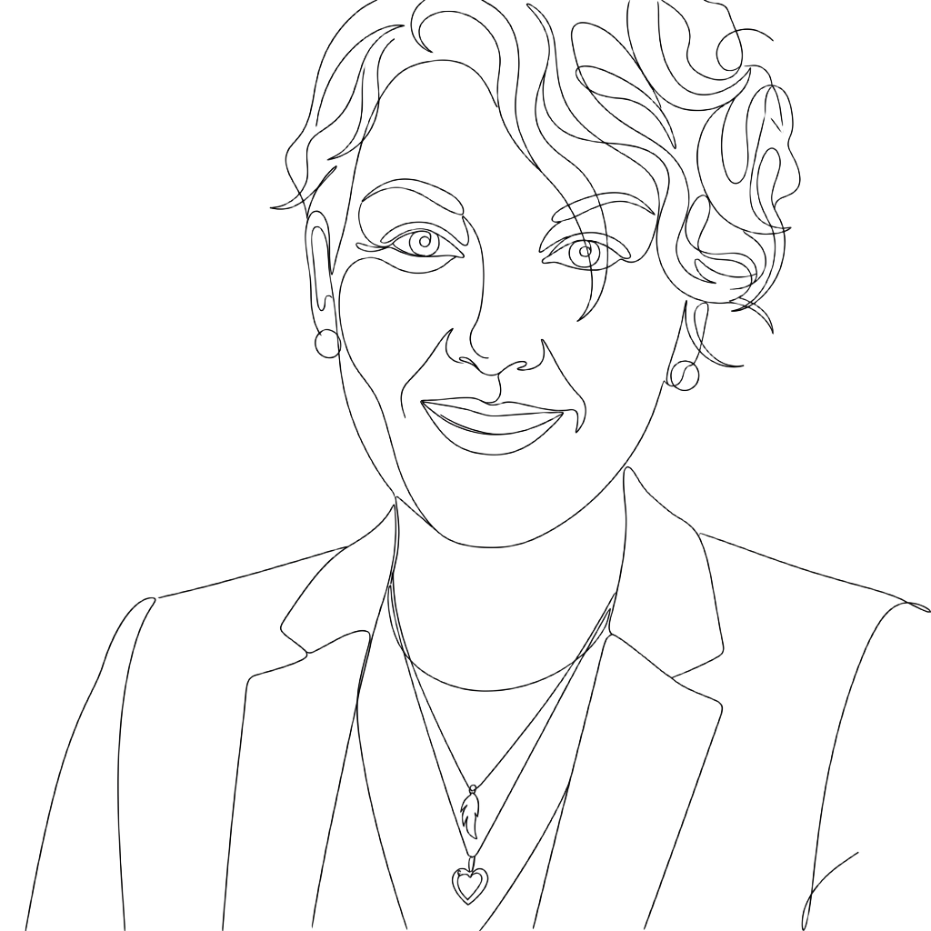 Strichzeichnung von Damaris Egloff